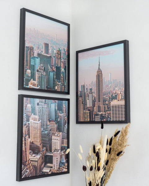 New York City Poster - Manhattan and Williamsburg View