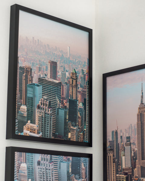 New York City Poster - Manhattan and Williamsburg View